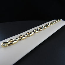 Load image into Gallery viewer, Two Toned Gold Link Bracelet
