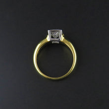Load image into Gallery viewer, Princess Cut Solitaire Ring
