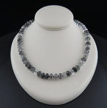 Load image into Gallery viewer, Rutilated Quartz Faceted Bead Necklace
