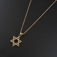 Load image into Gallery viewer, Diamond Star of David Pendant
