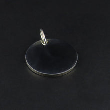 Load image into Gallery viewer, Silver Disk Pendant
