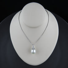 Load image into Gallery viewer, Diamond and South Sea Pearl Pendant
