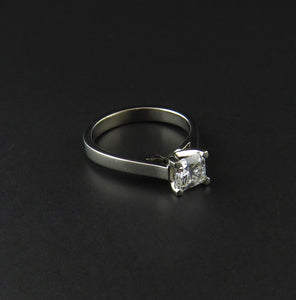 Princess Cut Solitaire Diamond Ring