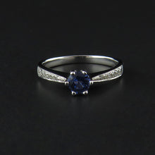 Load image into Gallery viewer, Ceylon Sapphire and Diamond Ring
