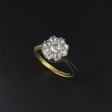 Load image into Gallery viewer, Old Cut Diamond Cluster Ring
