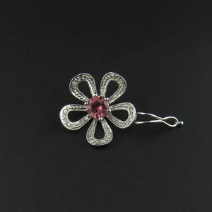 Diamond and Pink Tourmaline Flower Enhancer