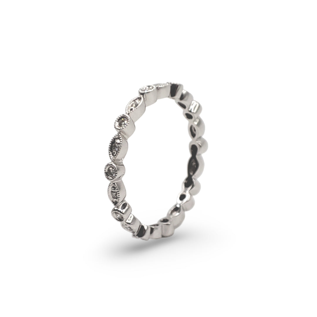 All-Round Diamond Set Ring