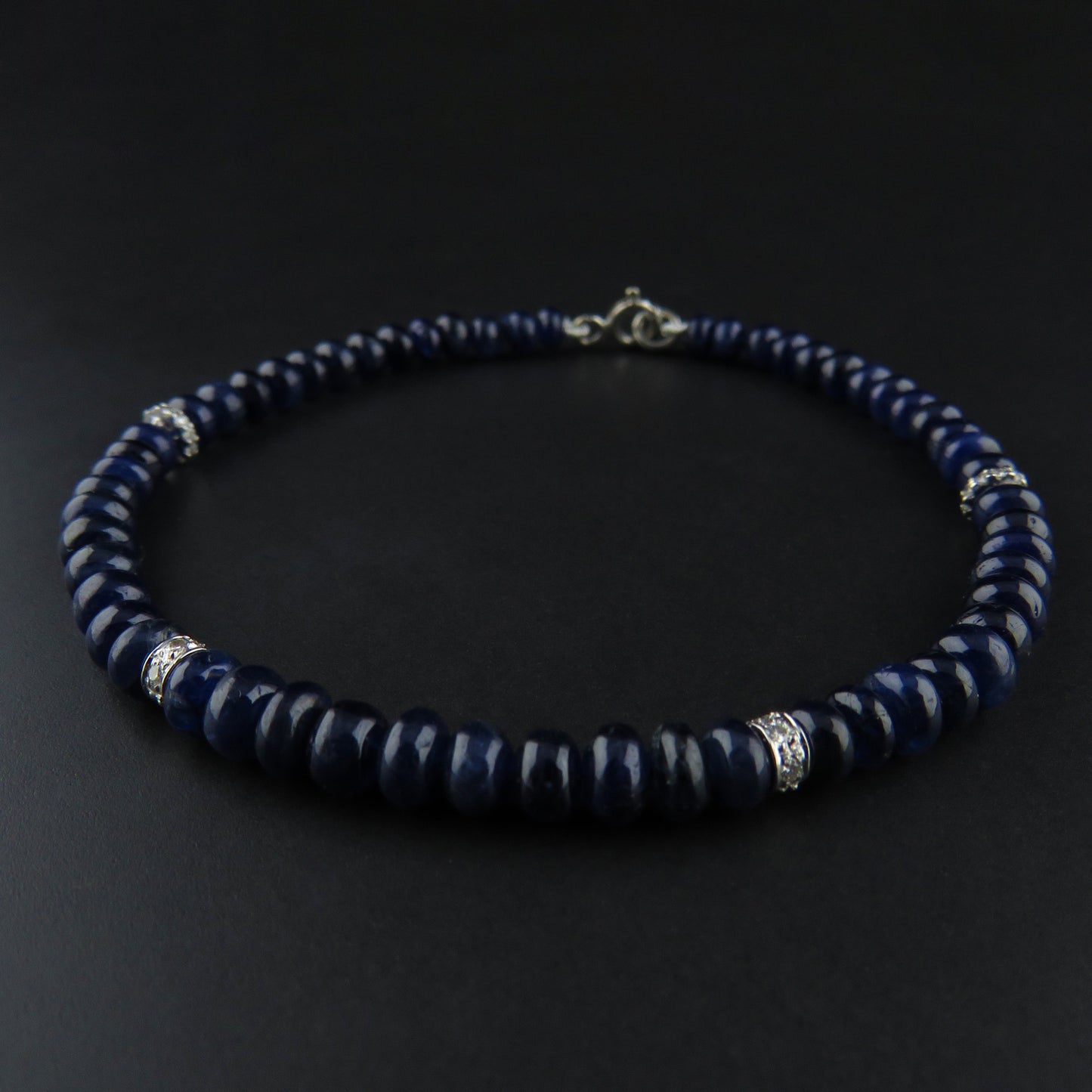 Burmese Sapphire and Diamond Bracelet