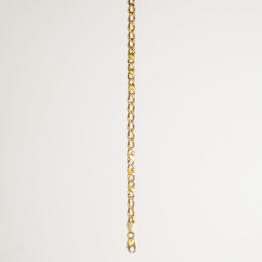 9ct Yellow Gold Fancy Link Bracelet