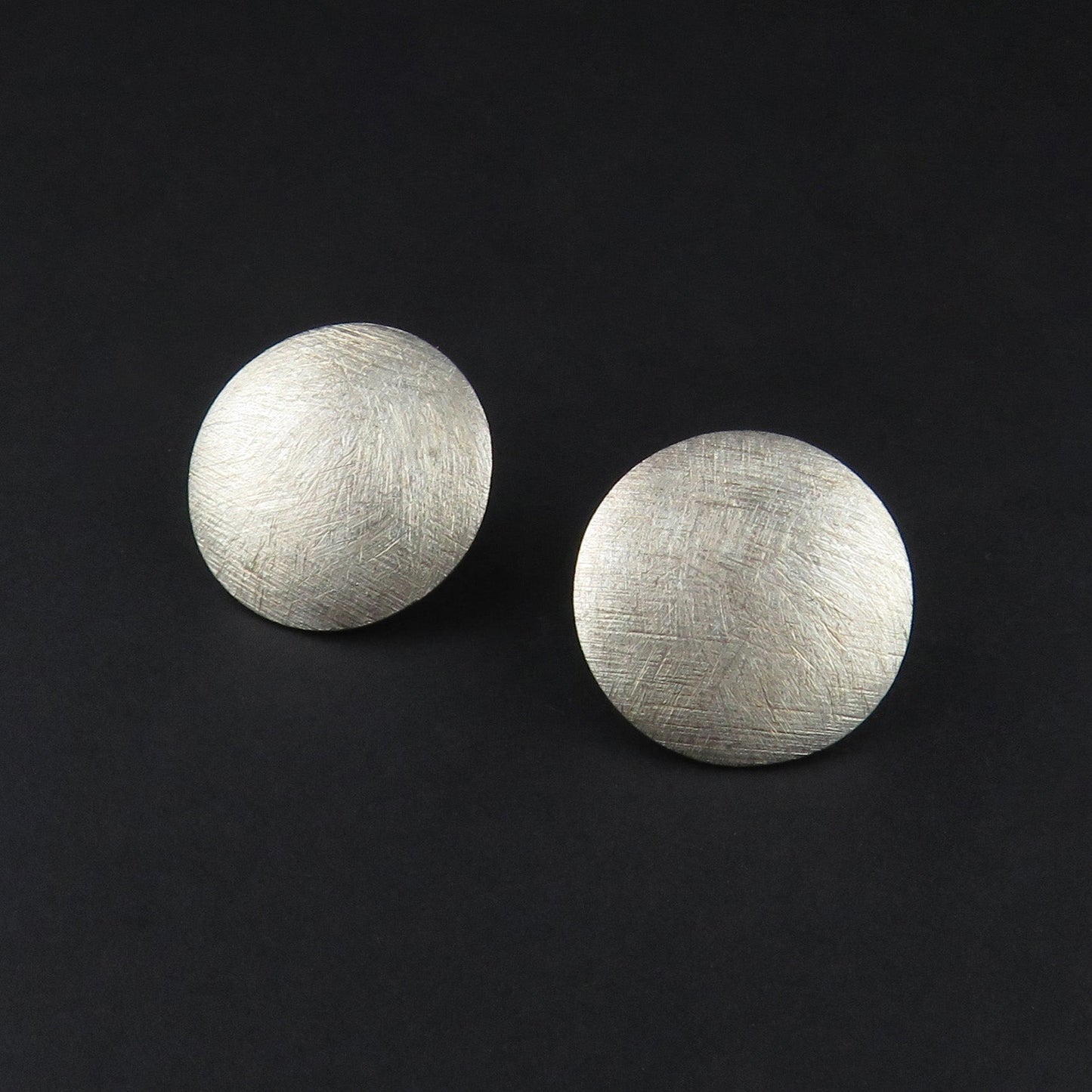 Disc Domed Earrings