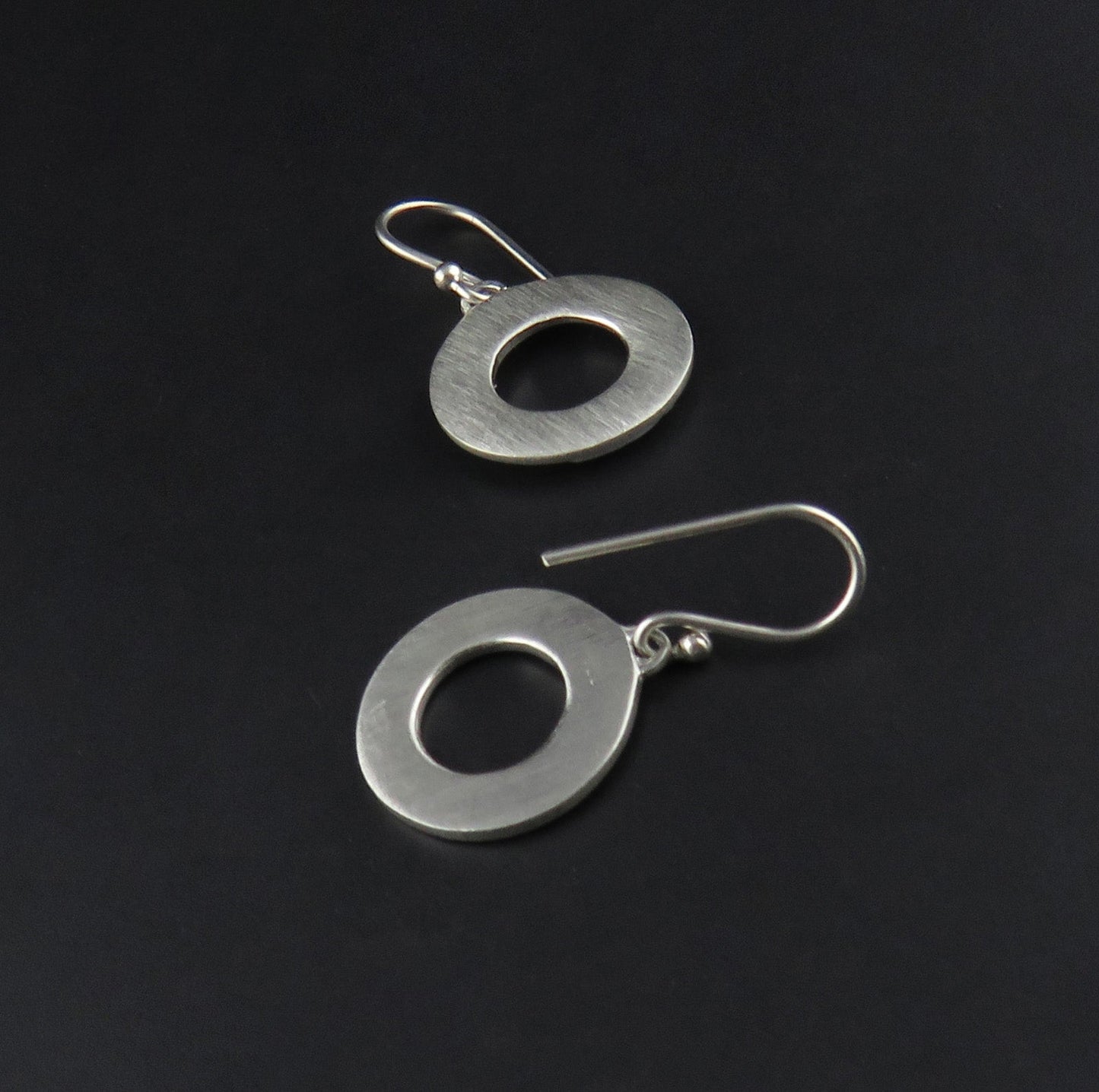 Disk Drop Earrings