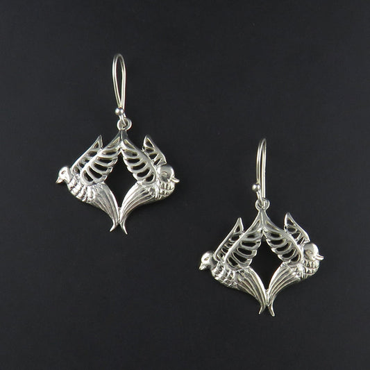 Bird Drop Earrings