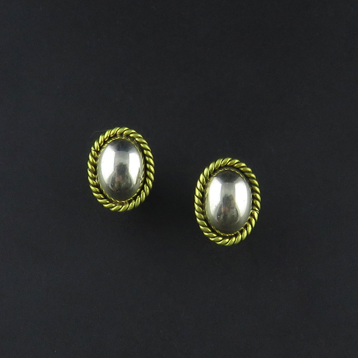 Oval Rope Earrings