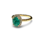 Emerald and Diamond Ring