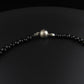 Black Spinel Bead Necklace