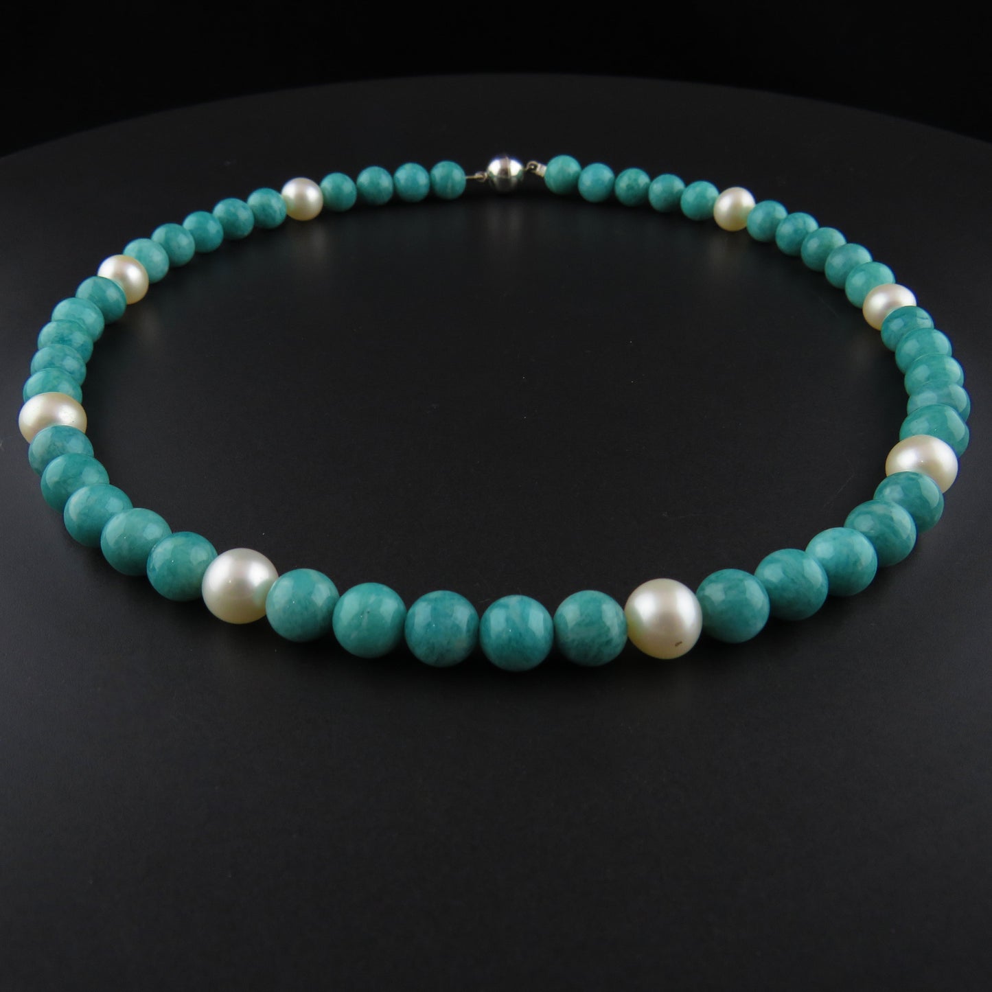 Pearl and Amazonite Necklace