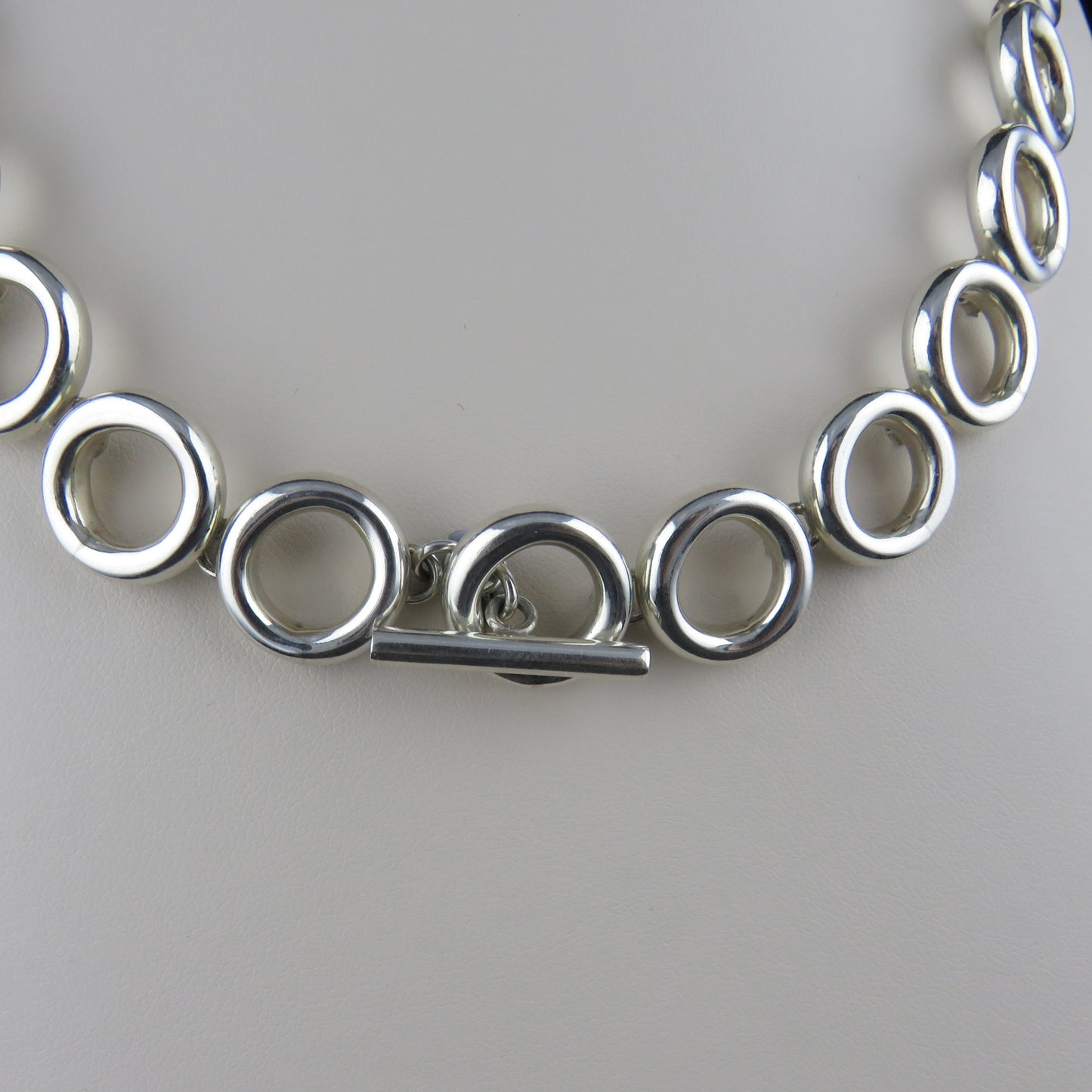 Multi Circle Necklace with T-Bar