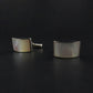 Curved Rectangle Mother of Pearl Cufflinks