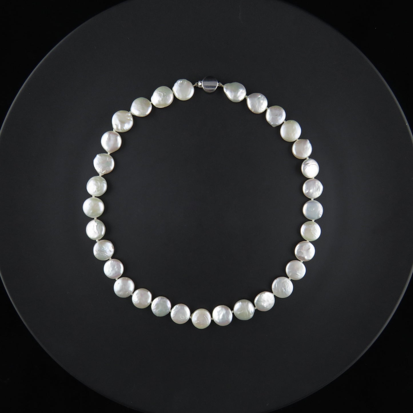 Fresh Water Disc Pearl Strand