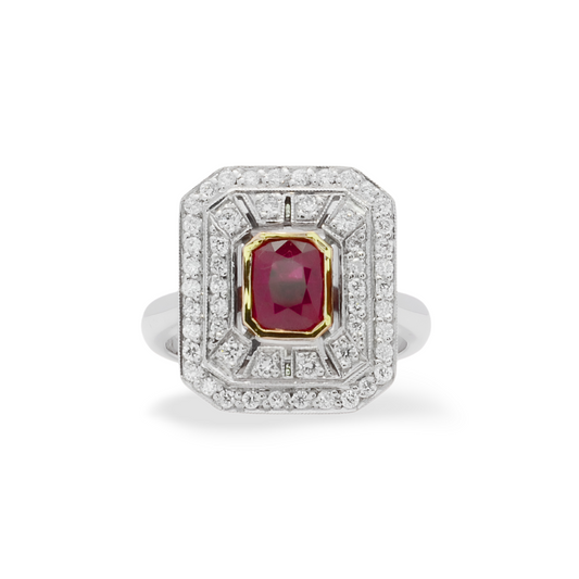 Ruby and Diamond Dress Ring