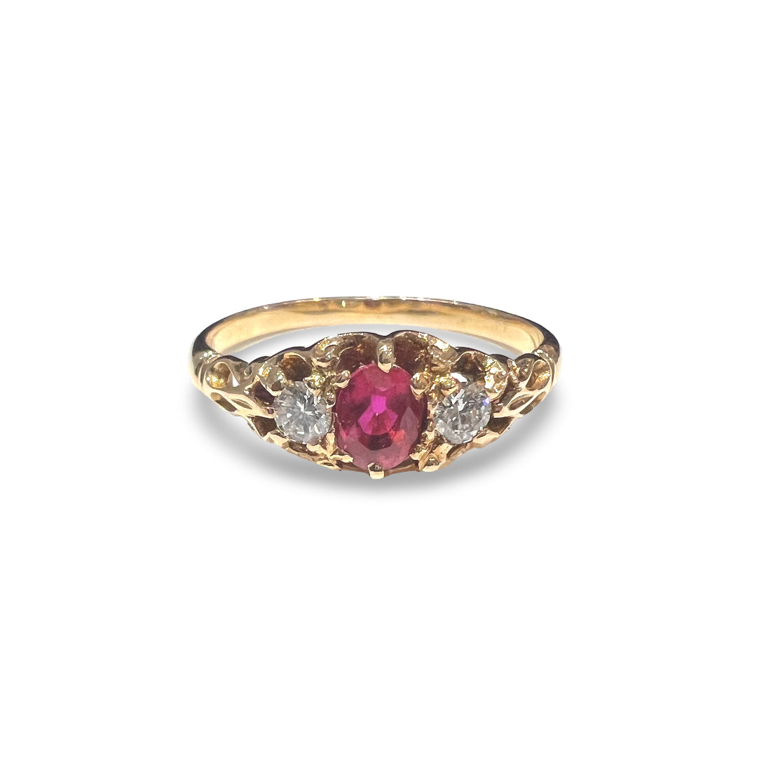 Ruby and Diamond Ring