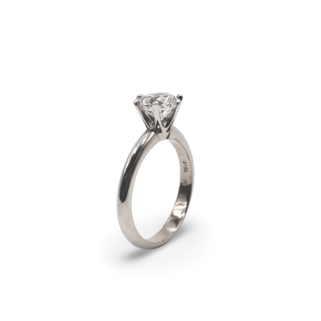 Solitaire Six Claw Diamond Ring