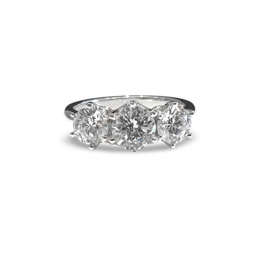 Three Stone Diamond Ring