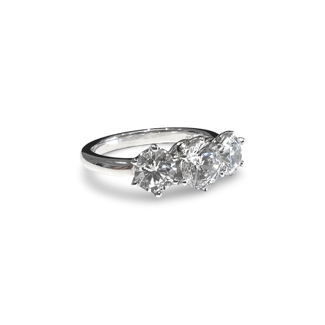 Three Stone Diamond Ring