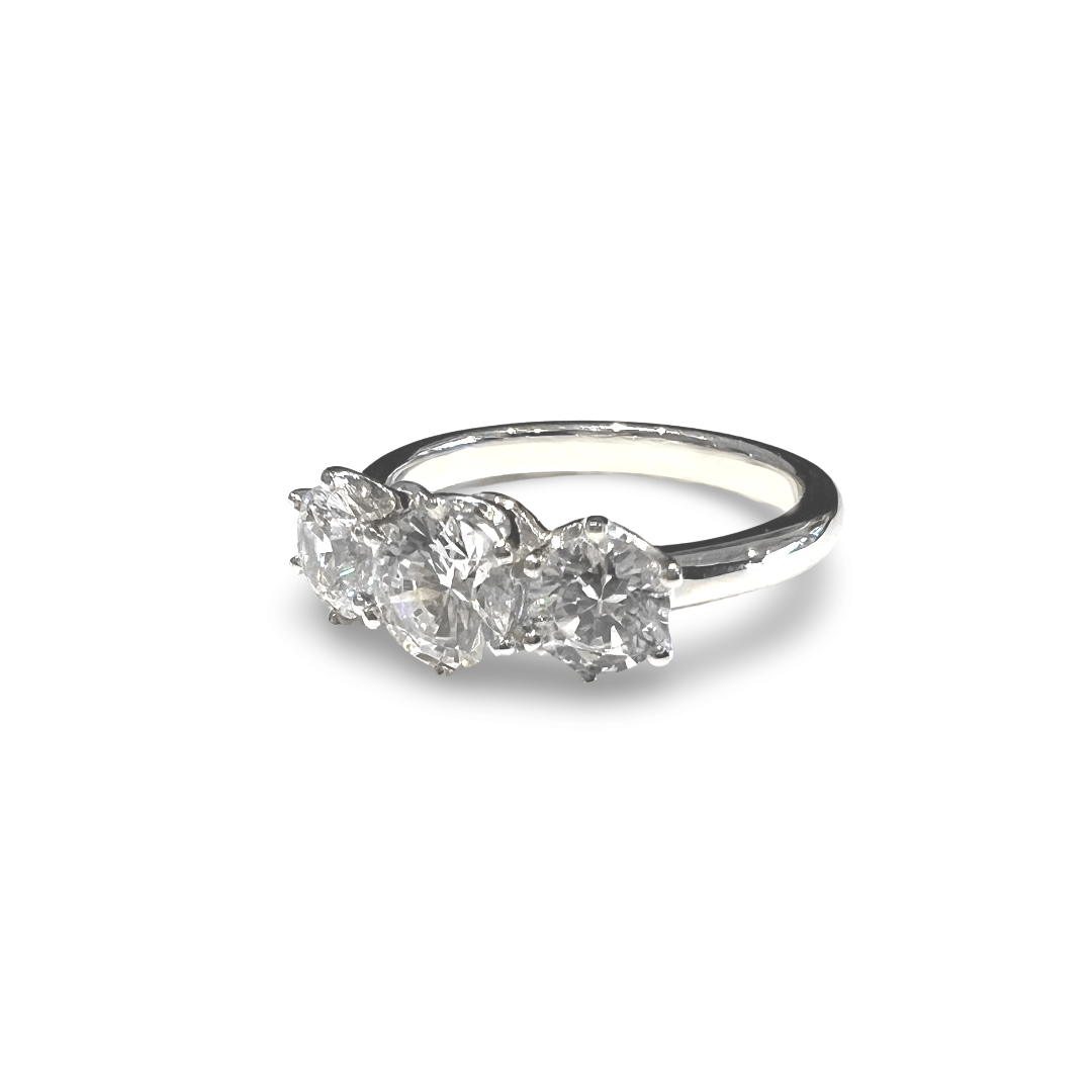 Three Stone Diamond Ring