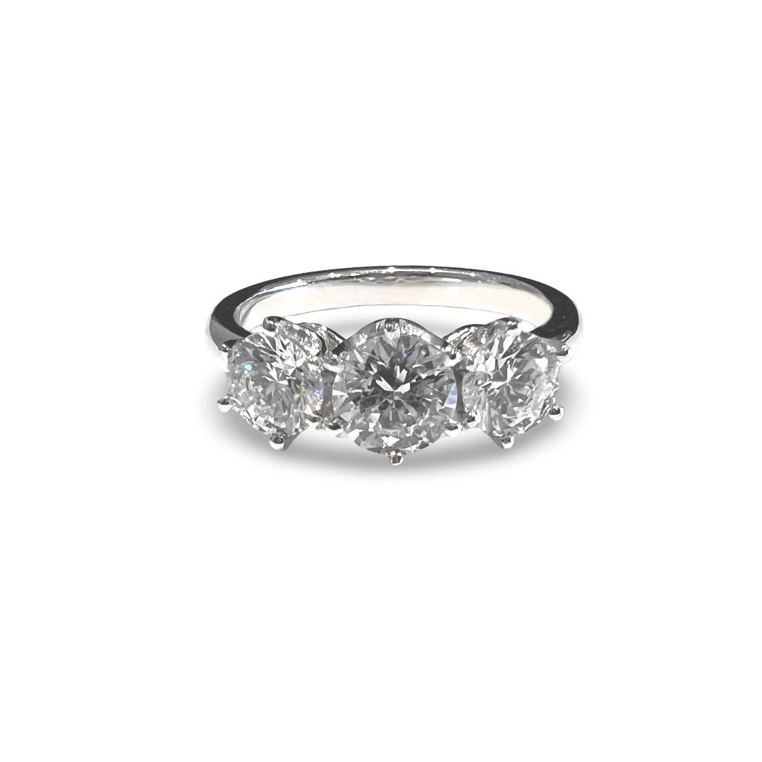 Three Stone Diamond Ring