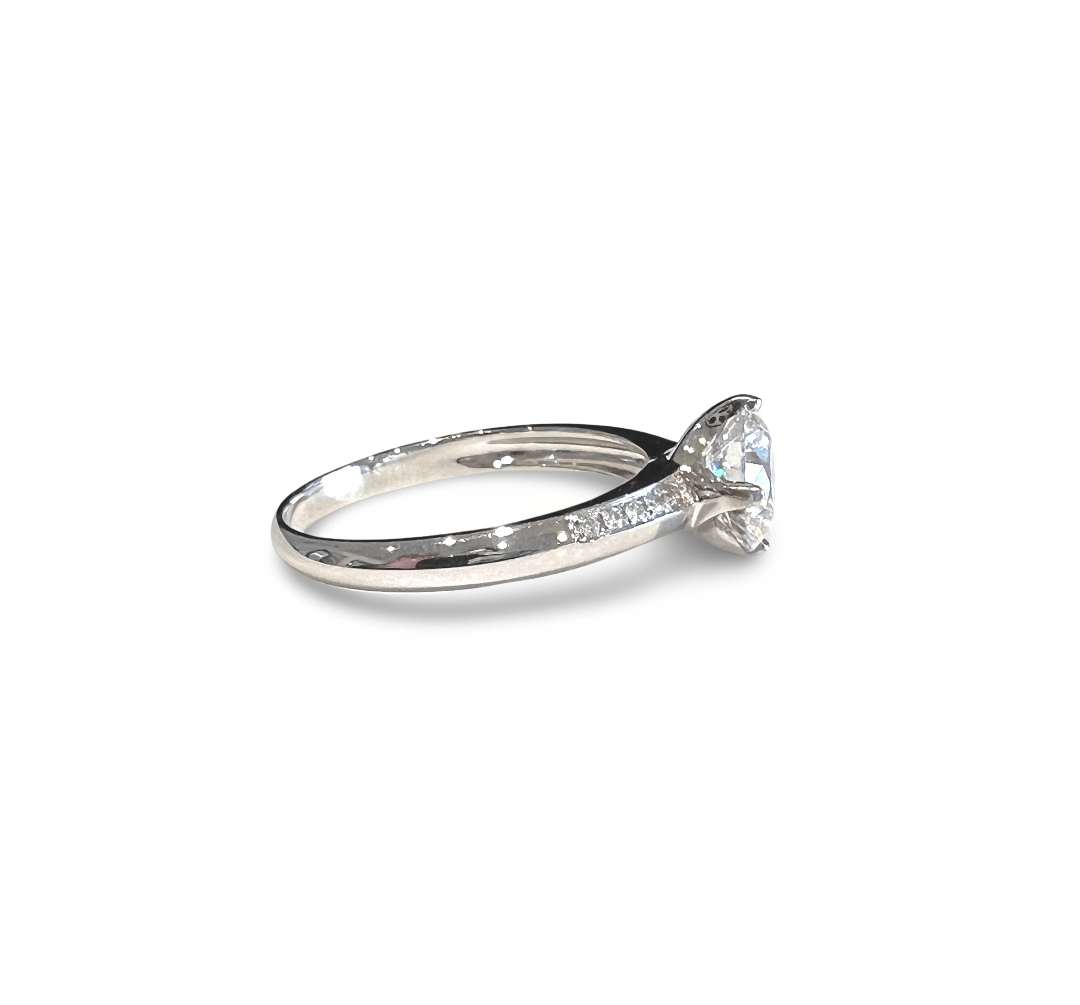 White Gold Diamond Ring