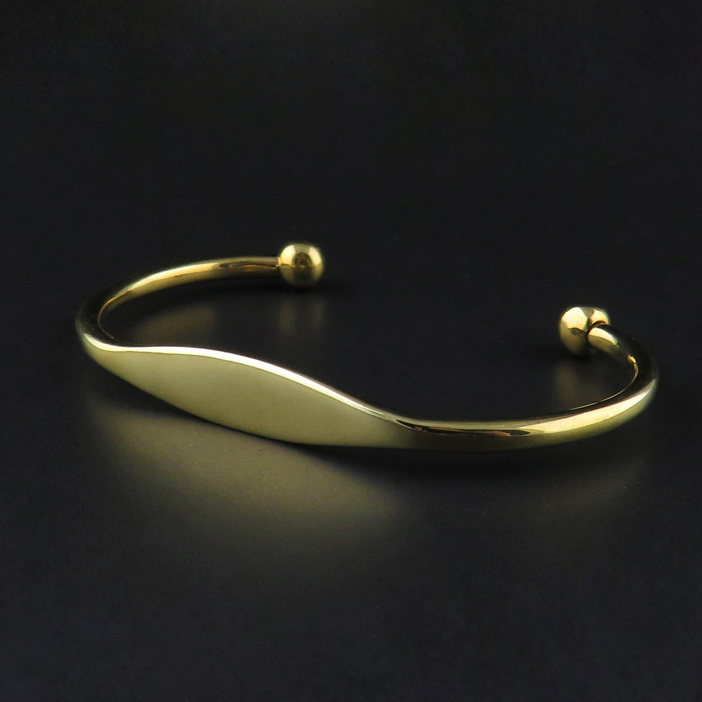 Gold Cuff Bangle