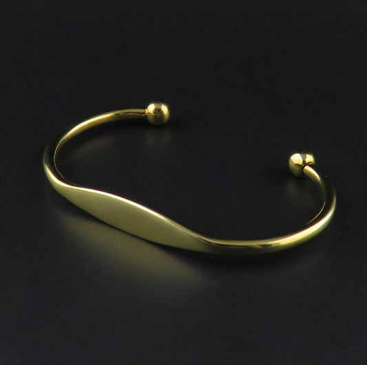 Gold Cuff Bangle