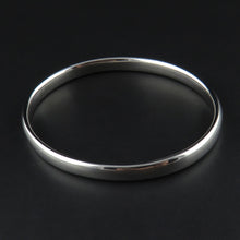 Load image into Gallery viewer, Sterling Silver Oval Bangle
