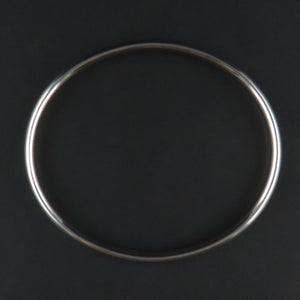 Sterling Silver Oval Bangle