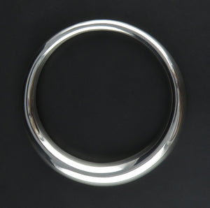 Thick and Thin Sterling Silver Bangle