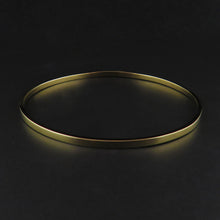 Load image into Gallery viewer, Yellow Gold Square Edge Bangle
