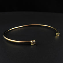 Load image into Gallery viewer, Gold Diamond Cuff Bangle
