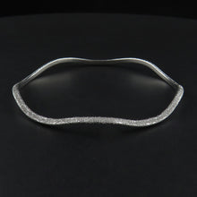 Load image into Gallery viewer, Sterling Silver, Fine Wave Bangle

