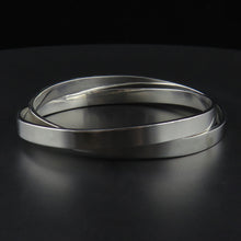 Load image into Gallery viewer, Sterling Silver, Double Russian Bangle
