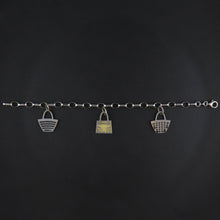 Load image into Gallery viewer, Handbag Charm Oval Link Belcher Bracelet
