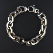 Load image into Gallery viewer, Hollow Oval Link, Chunky Bracelet
