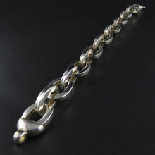 Load image into Gallery viewer, Hollow Oval Link, Chunky Bracelet

