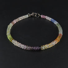 Load image into Gallery viewer, Rainbow Sapphire Beaded Bracelet
