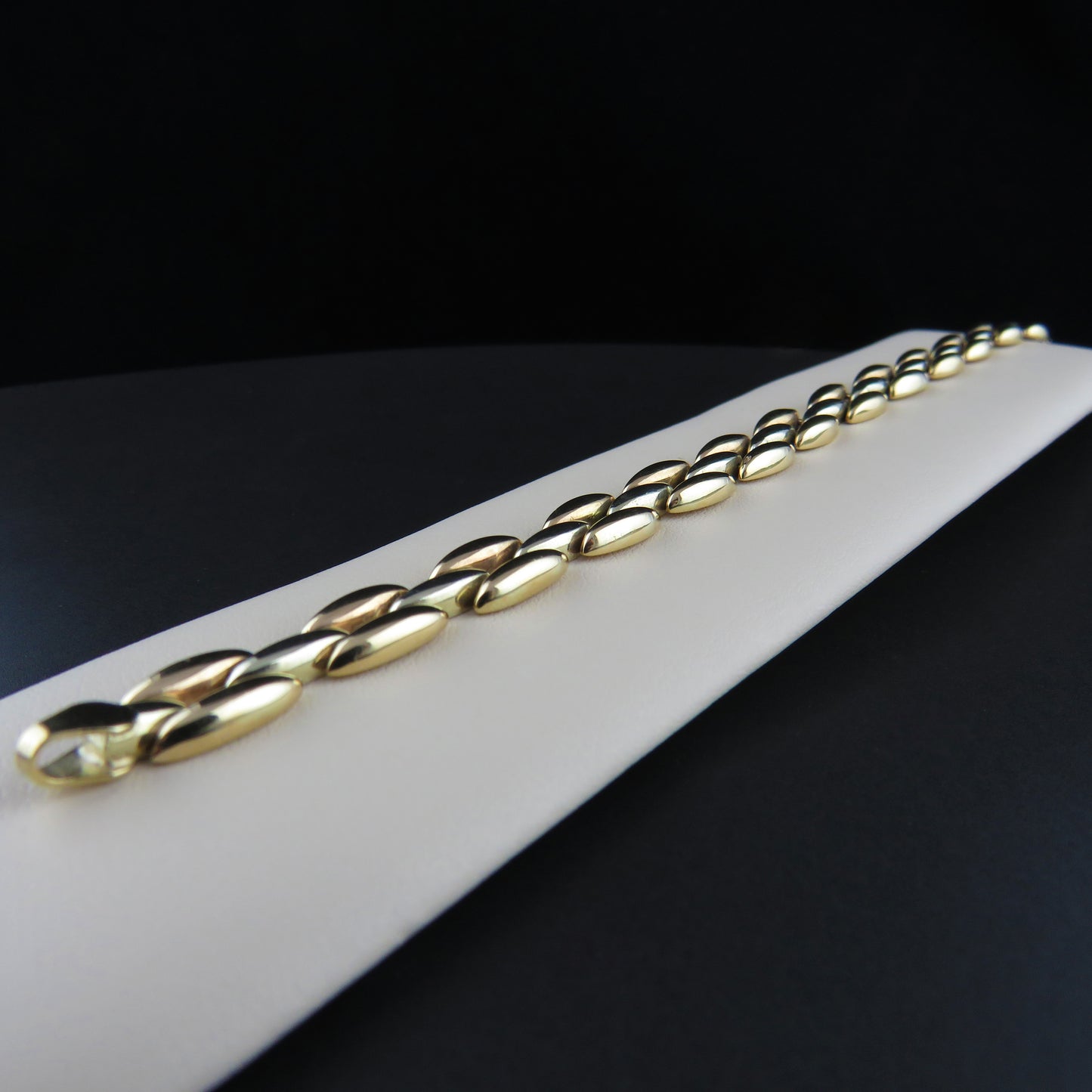 Two Toned Gold Link Bracelet