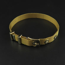 Load image into Gallery viewer, Gold Mesh Buckle Bracelet
