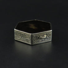 Load image into Gallery viewer, Silver Engraved Pill Box
