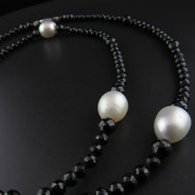 Load image into Gallery viewer, South Sea Pearl and Spinel Beaded Long Necklace
