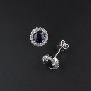 Sapphire and Diamond Earrings ER7219