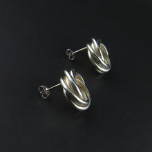 Load image into Gallery viewer, Open Knot Stud Earrings
